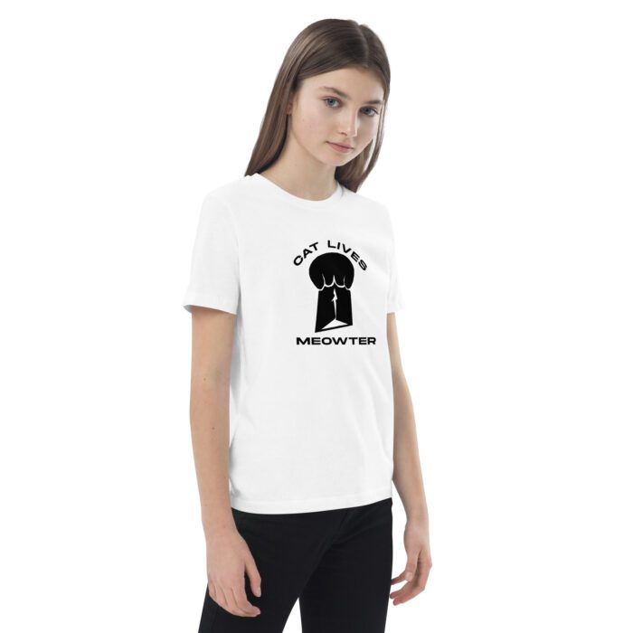 Cat Lives Meowter - Organic cotton kids t-shirt - Image 16