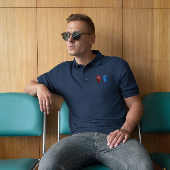 Battle of I-Won't-Budge - Men's Premium Polo - Image 4