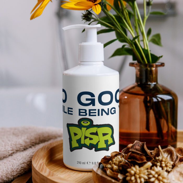 Do Good While Being You + PISR Logo - Refreshing hand & body lotion