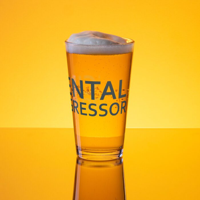 Accidental Microaggressor - Shaker pint glass - Image 2