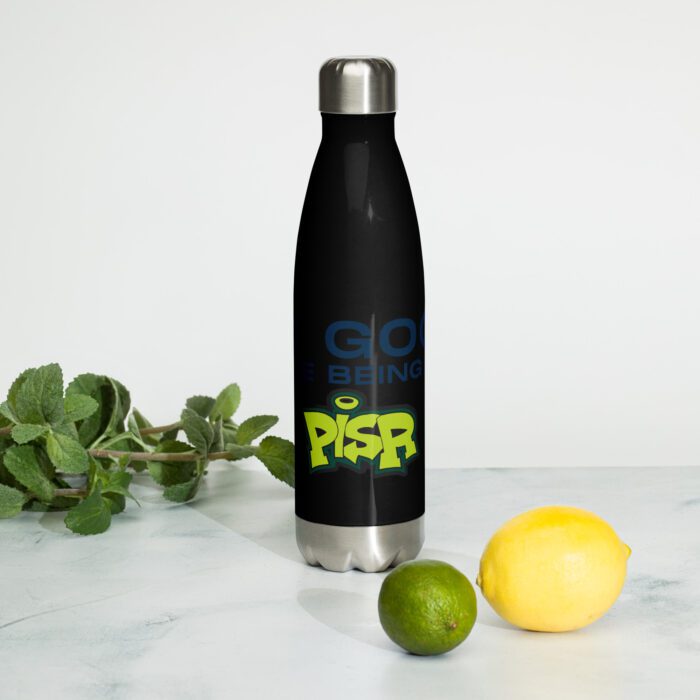 Do Good While Being You + PISR Logo - Stainless steel water bottle - Image 4