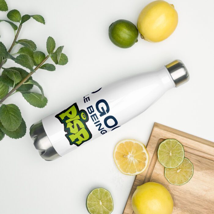 Do Good While Being You + PISR Logo - Stainless steel water bottle - Image 5