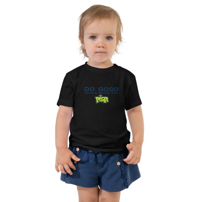 Do Good While Being You + PISR Logo - Toddler Short Sleeve Tee - Image 2