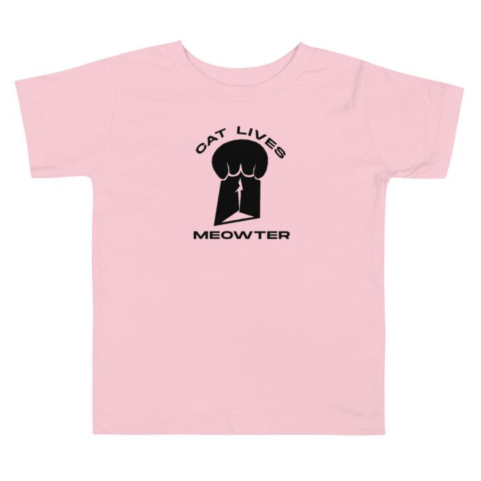 Cat Lives Meowter - Toddler Short Sleeve Tee - Image 4