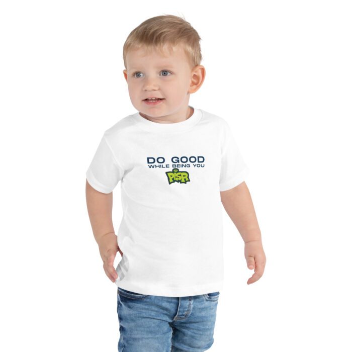 Do Good While Being You + PISR Logo - Toddler Short Sleeve Tee - Image 7