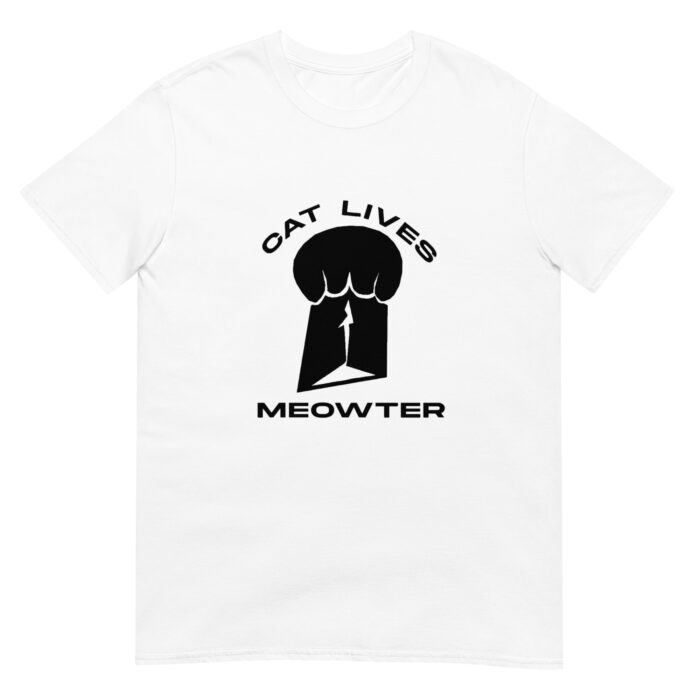 Cat Lives Meowter - Short-Sleeve Unisex T-Shirt - Image 4