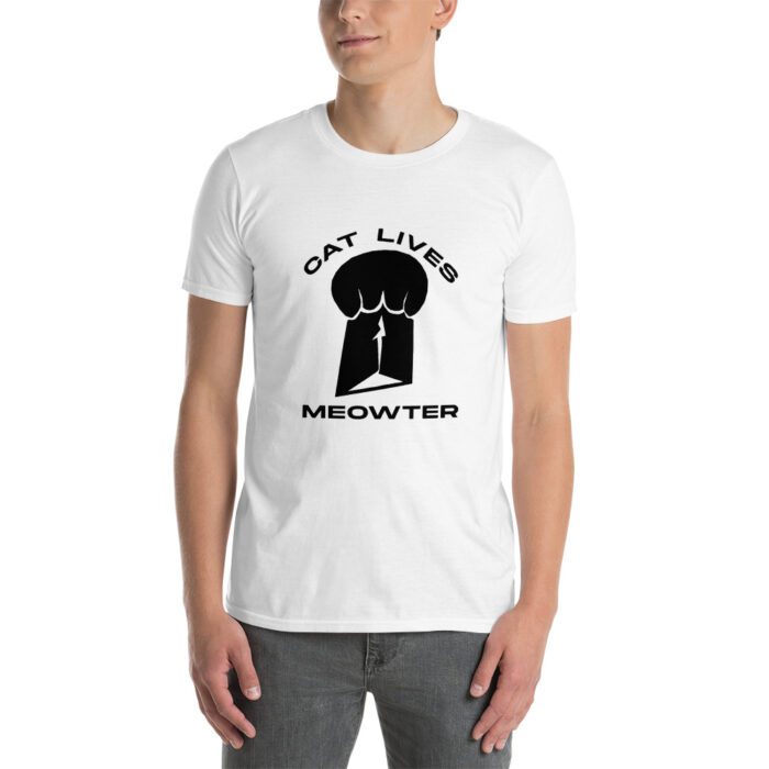 Cat Lives Meowter - Short-Sleeve Unisex T-Shirt - Image 9