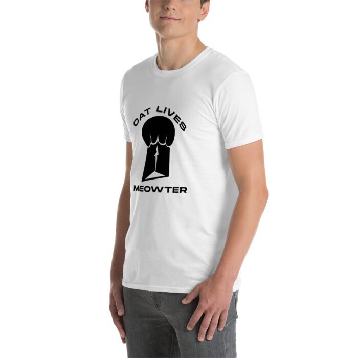 Cat Lives Meowter - Short-Sleeve Unisex T-Shirt - Image 10