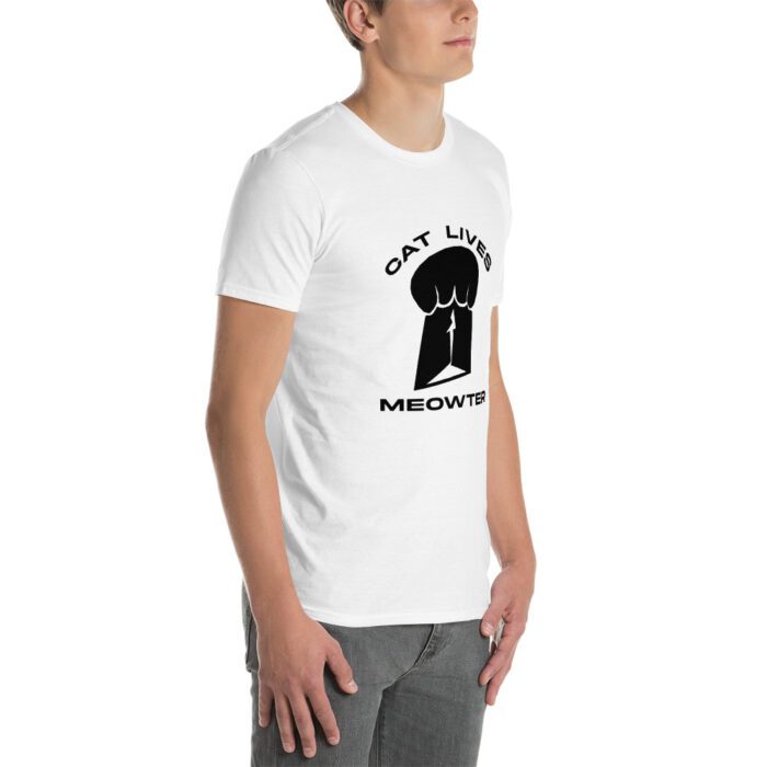 Cat Lives Meowter - Short-Sleeve Unisex T-Shirt - Image 11