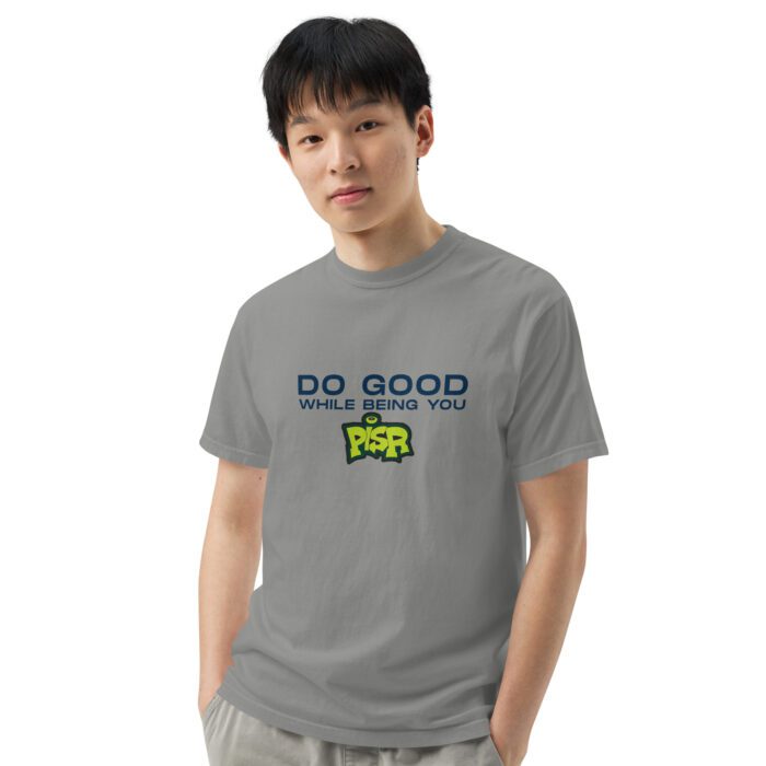 Do Good While Being You + PISR Logo - Unisex garment-dyed heavyweight t-shirt - Image 17