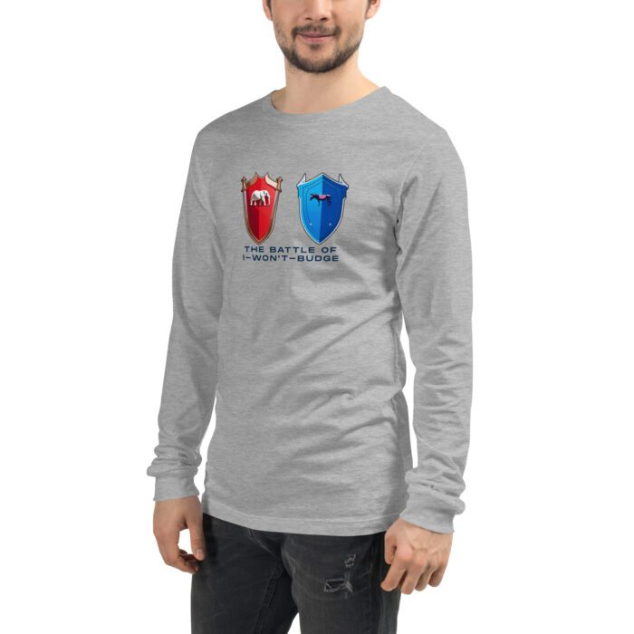Battle of I-Won't-Budge - Unisex Long Sleeve Tee - Image 8