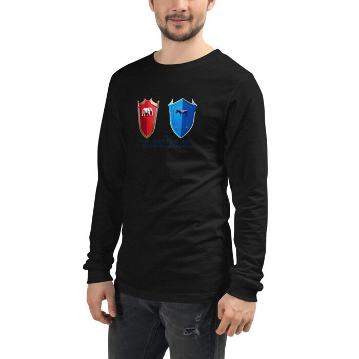 Battle of I-Won't-Budge - Unisex Long Sleeve Tee - Image 3