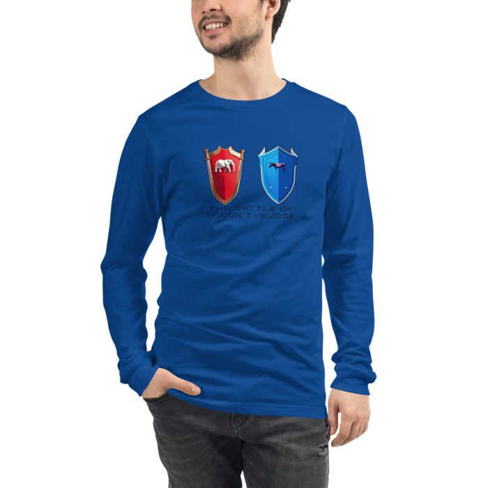 Battle of I-Won't-Budge - Unisex Long Sleeve Tee - Image 6