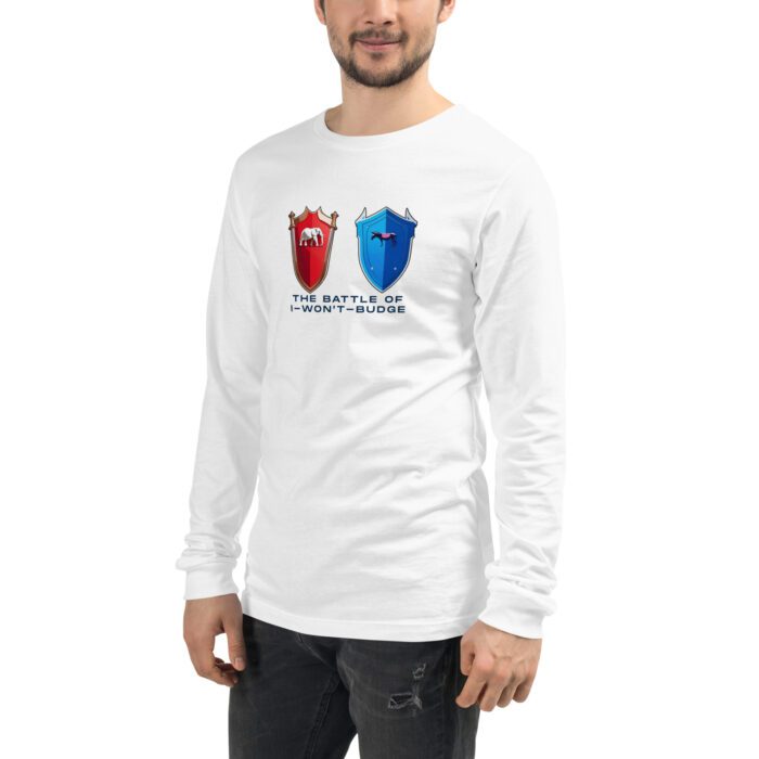 Battle of I-Won't-Budge - Unisex Long Sleeve Tee - Image 10