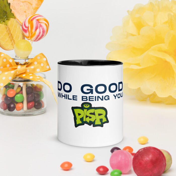 Do Good While Being You + PISR Logo - Mug with Color Inside