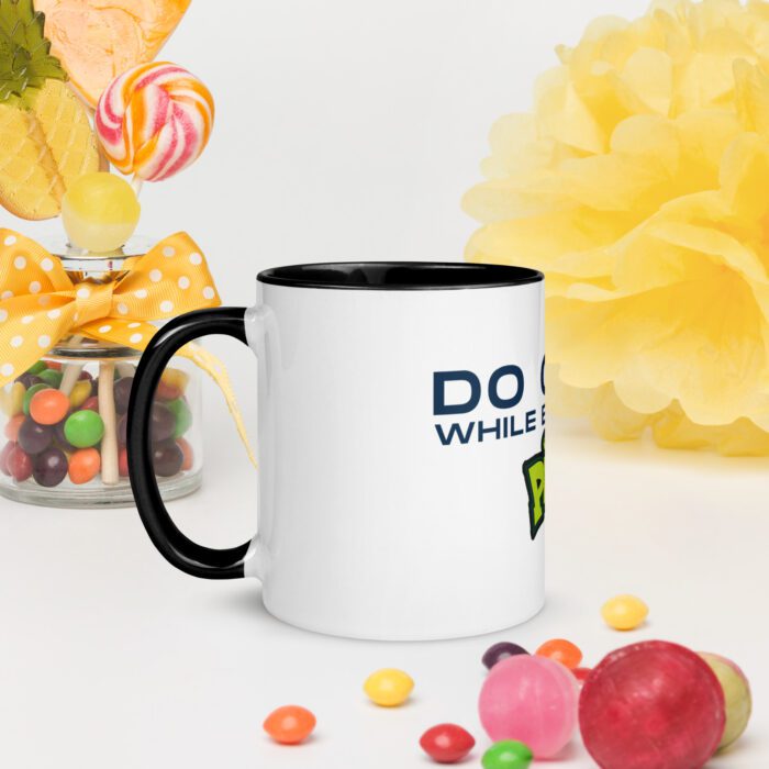 Do Good While Being You + PISR Logo - Mug with Color Inside - Image 2