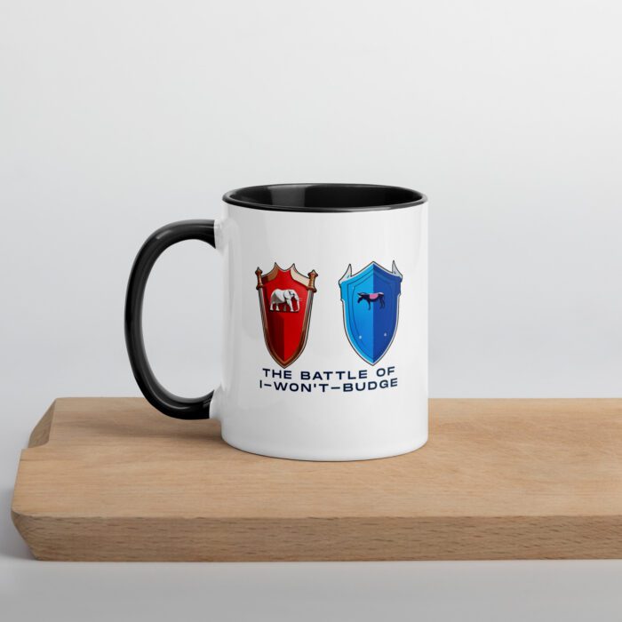 Battle of I-Won't-Budge - Mug with Color Inside