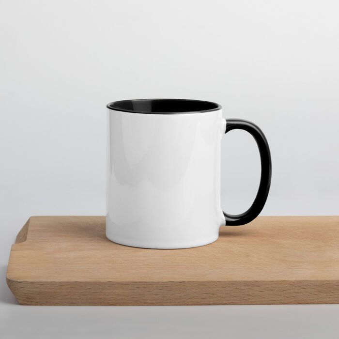 God is Real - Mug with Color Inside - Image 4