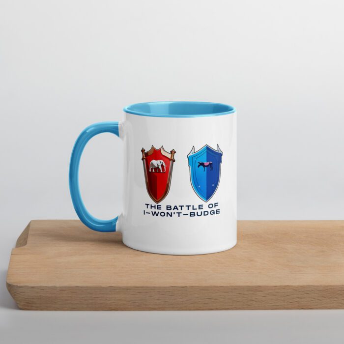 Battle of I-Won't-Budge - Mug with Color Inside