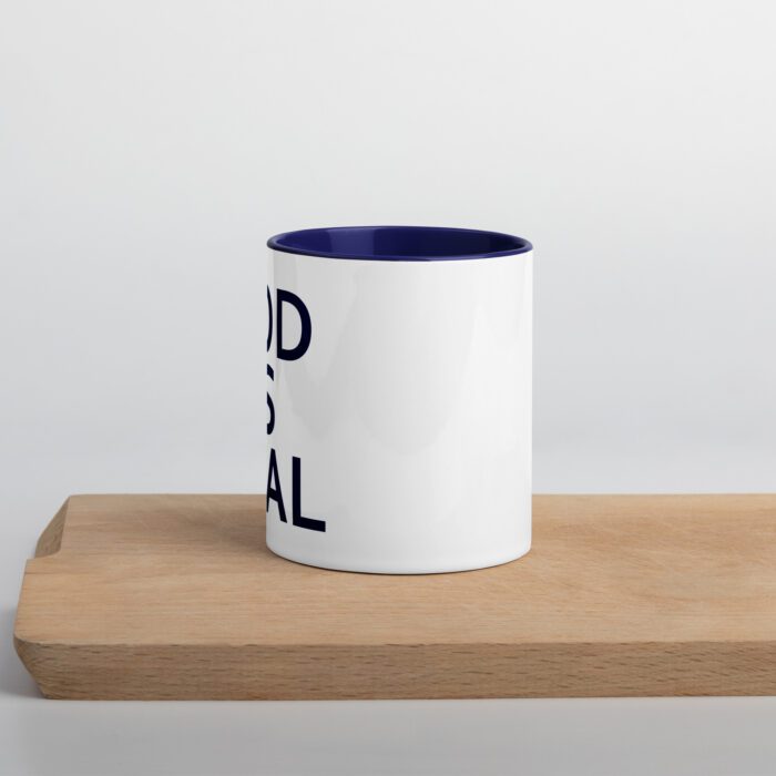 God is Real - Mug with Color Inside - Image 5