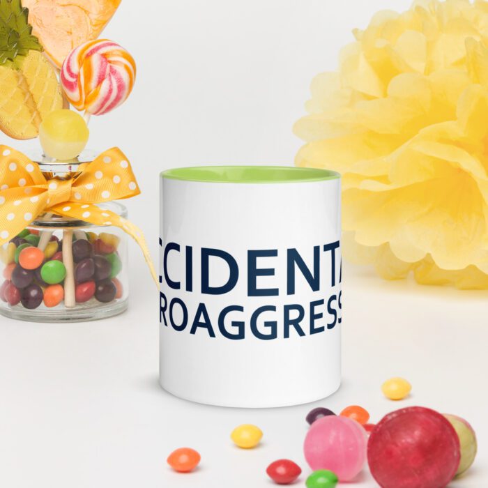 Accidental Microaggressor - Mug with Color Inside - Image 12