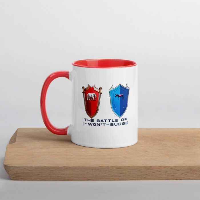 Battle of I-Won't-Budge - Mug with Color Inside