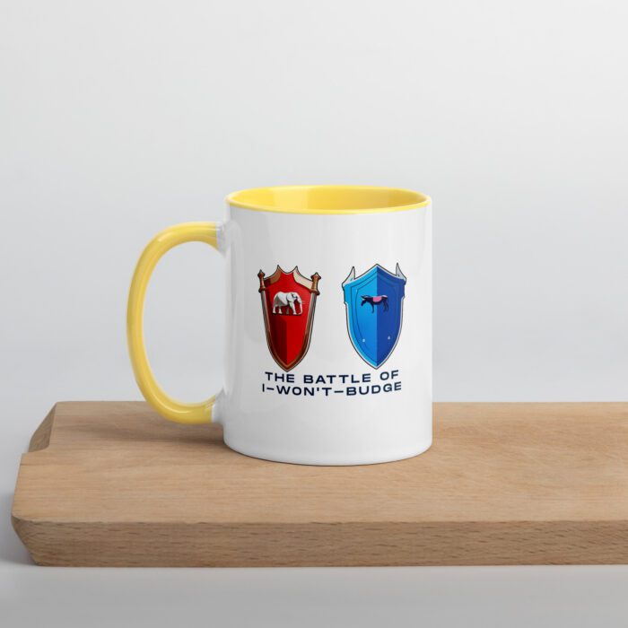 Battle of I-Won't-Budge - Mug with Color Inside