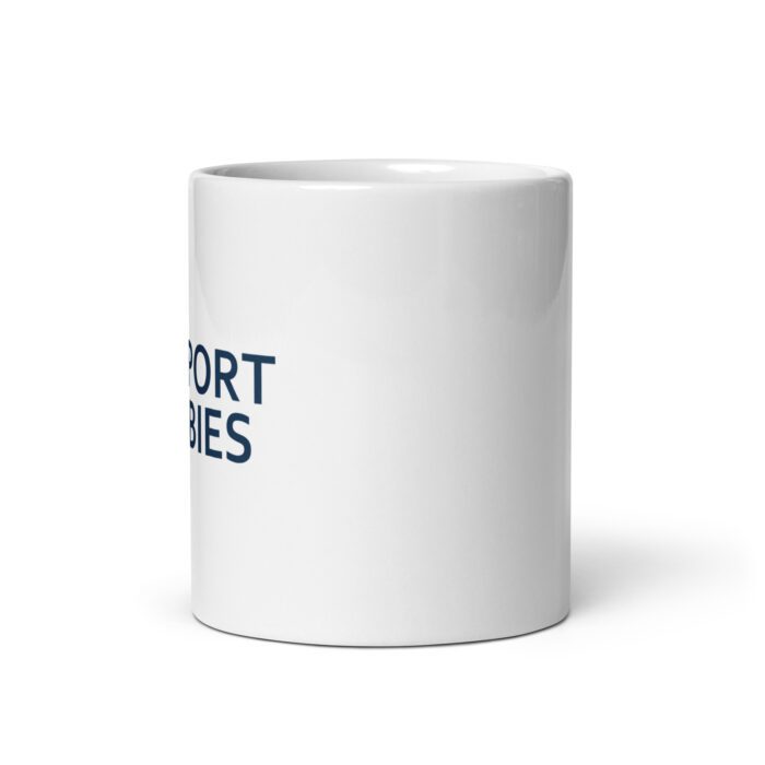 I Support Boobies - White glossy mug - Image 3