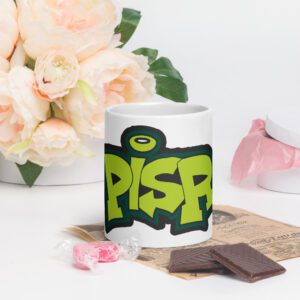 PISR Logo - White glossy mug - Image 9