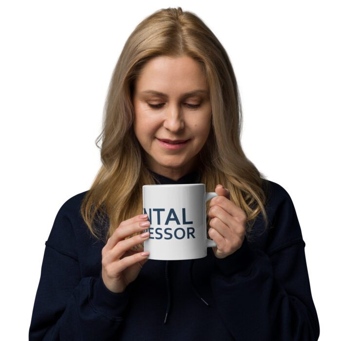 Accidental Microaggressor - White glossy mug