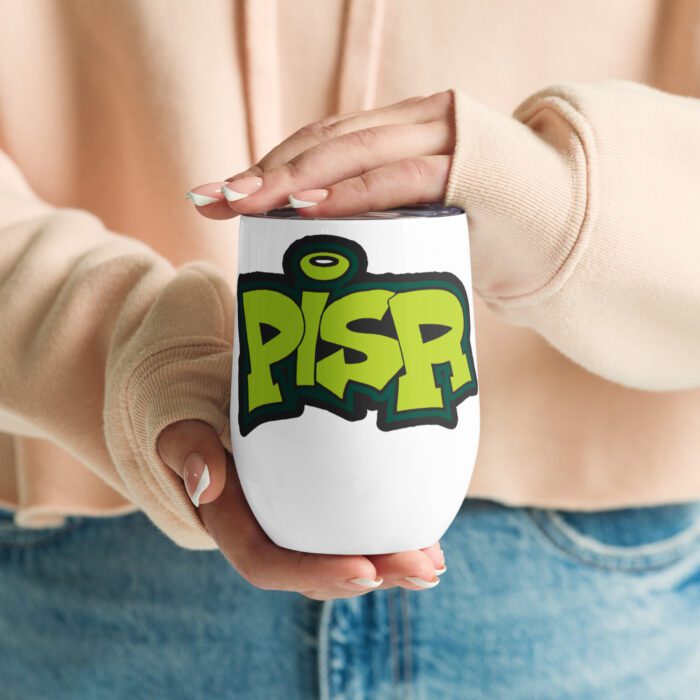 PISR Logo - Wine tumbler - Image 3