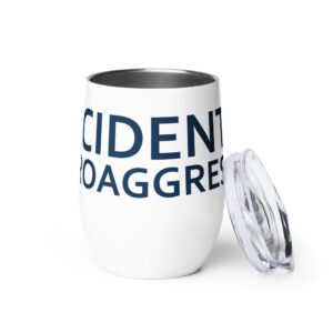 Accidental Microaggressor - Wine tumbler - Image 2