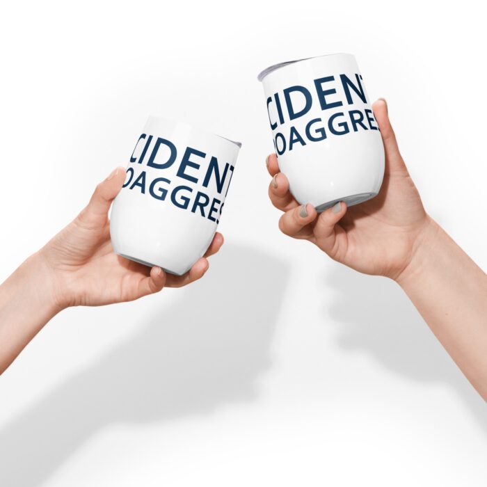 Accidental Microaggressor - Wine tumbler - Image 3
