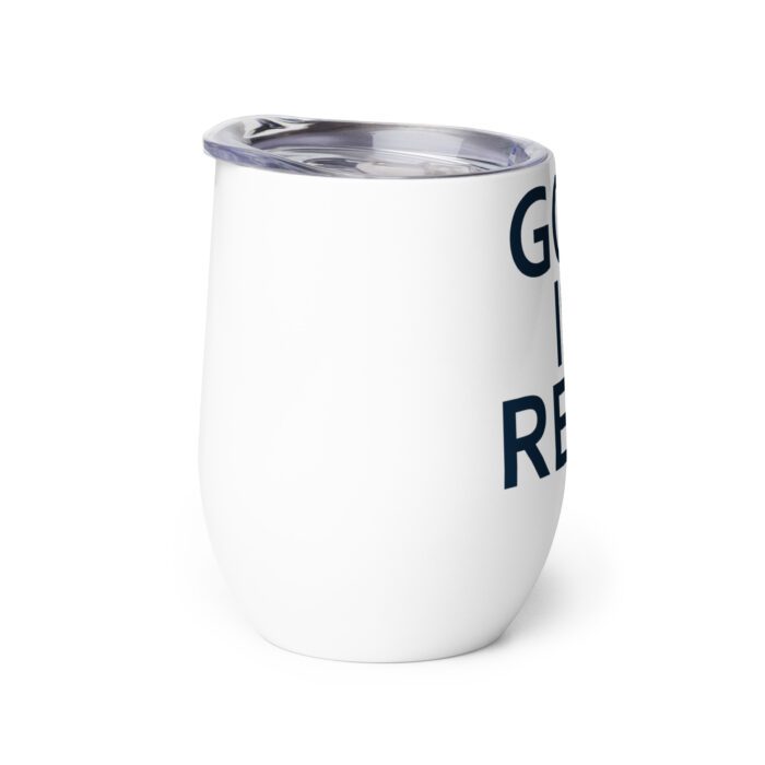 God is Real - Wine tumbler - Image 4
