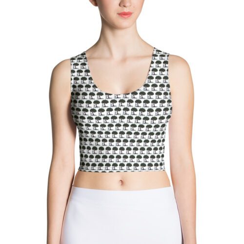 Im-Not-a-Tree-Hugger-But-I-Do-Shake-Hands-With-Wood - Crop Top