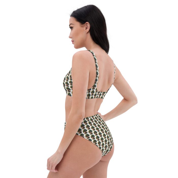 Wood - Give 'em a Hand - Recycled high-waisted bikini - Image 6