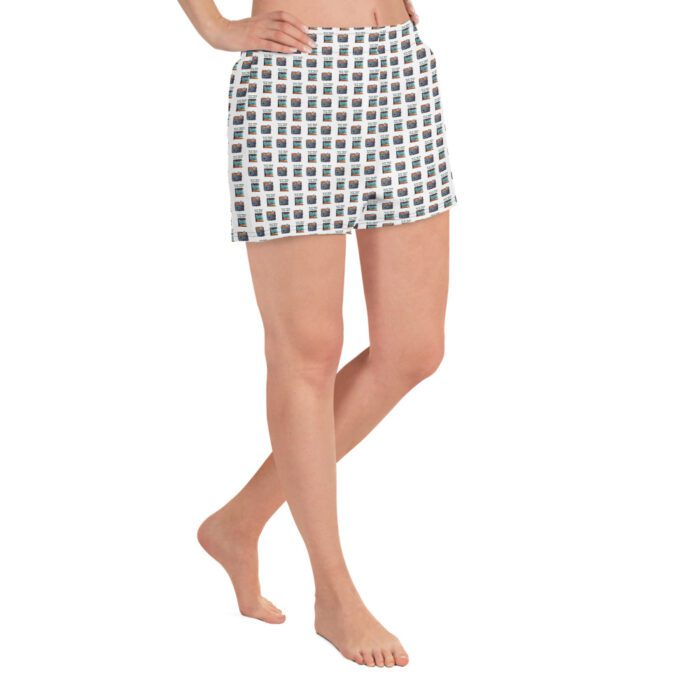 Im-Not-Broke,-Im-on-a-Diet - Women’s Recycled Athletic Shorts - Image 2