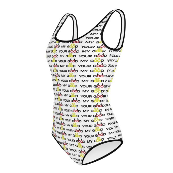 My-Good-Your-Good - All-Over Print Youth Swimsuit - Image 4