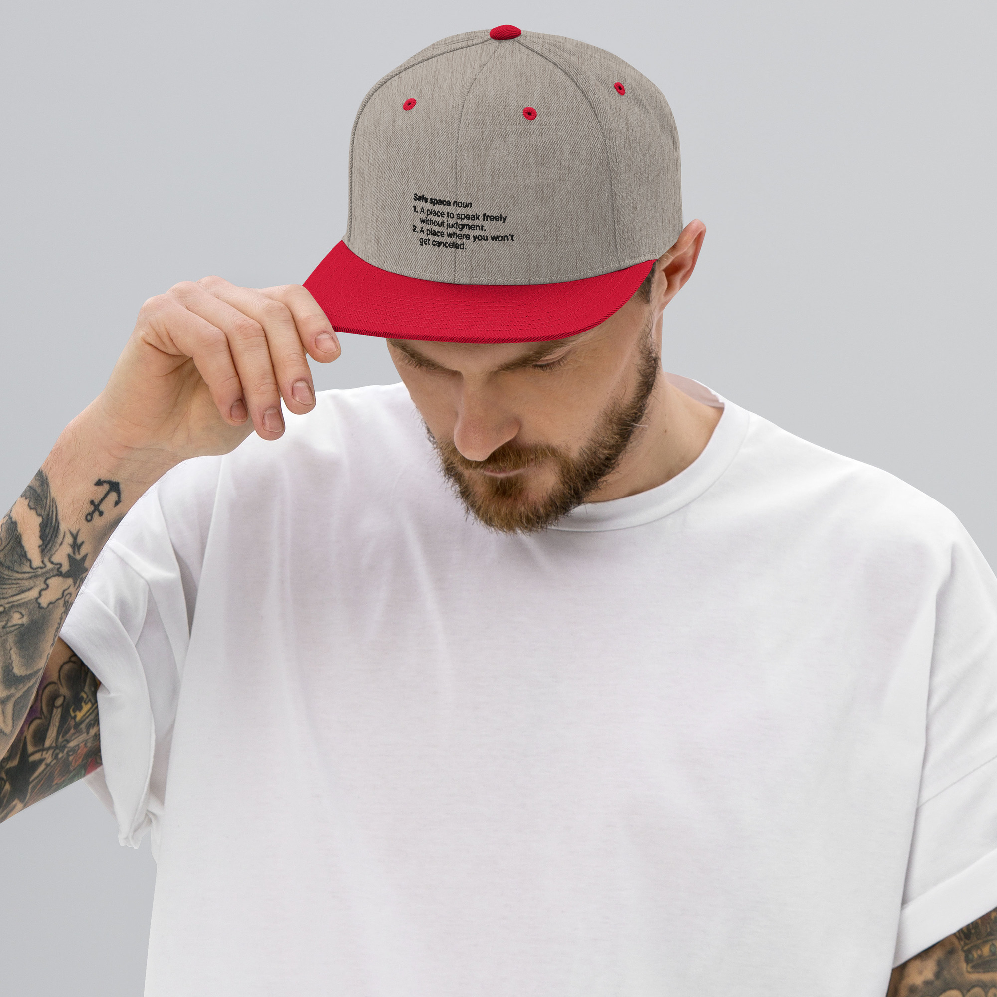 Safe-Space - Snapback Hat - Image 7