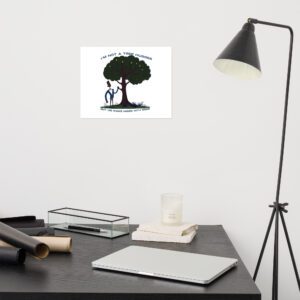 Im-Not-a-Tree-Hugger-But-I-Do-Shake-Hands-With-Wood - Poster - Image 2
