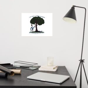 Im-Not-a-Tree-Hugger-But-I-Do-Shake-Hands-With-Wood - Poster - Image 4