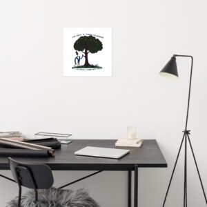 Im-Not-a-Tree-Hugger-But-I-Do-Shake-Hands-With-Wood - Poster - Image 9