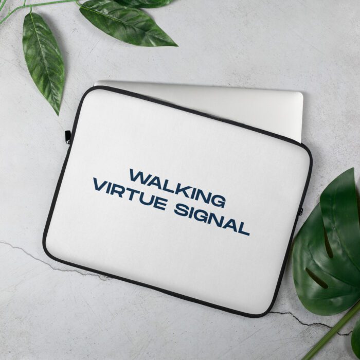 Walking-Virtue-Signal - Laptop Sleeve