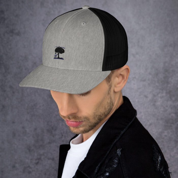 Im-Not-a-Tree-Hugger-But-I-Do-Shake-Hands-With-Wood - Trucker Cap - Image 9
