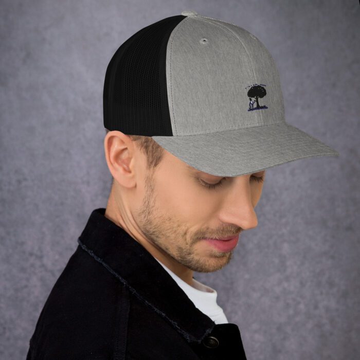 Im-Not-a-Tree-Hugger-But-I-Do-Shake-Hands-With-Wood - Trucker Cap - Image 10