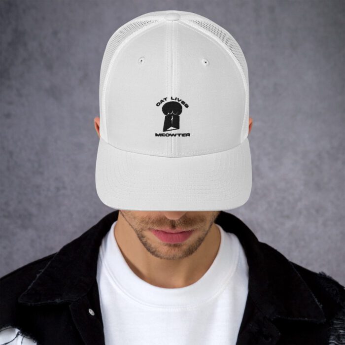 Cat Lives Meowter - Trucker Cap - Image 16