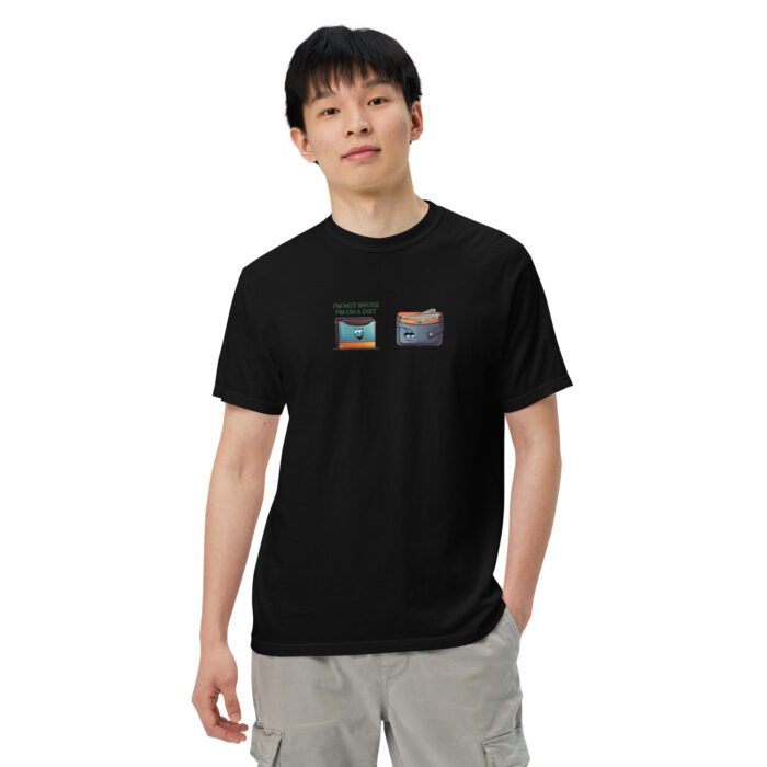 Im-Not-Broke,-Im-on-a-Diet - Unisex garment-dyed heavyweight t-shirt - Image 3