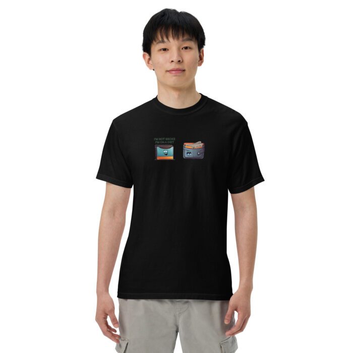 Im-Not-Broke,-Im-on-a-Diet - Unisex garment-dyed heavyweight t-shirt - Image 2