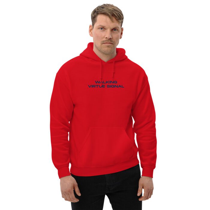 Walking-Virtue-Signal - Unisex Hoodie - Image 2