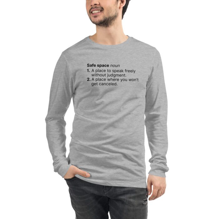 Safe-Space - Unisex Long Sleeve Tee - Image 9